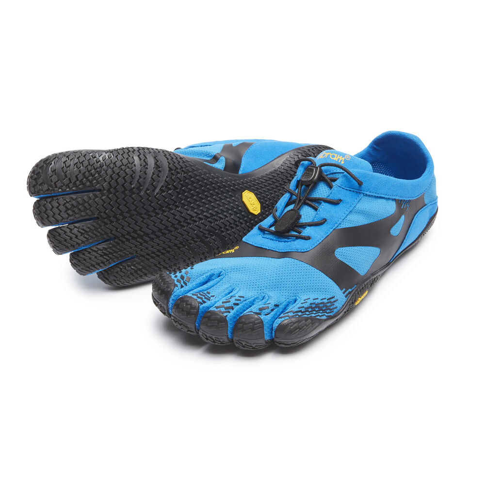 Vibram Fivefingers KSO EVO Erkek Spor Ayakkabı Mavi/Siyah,TW7540138